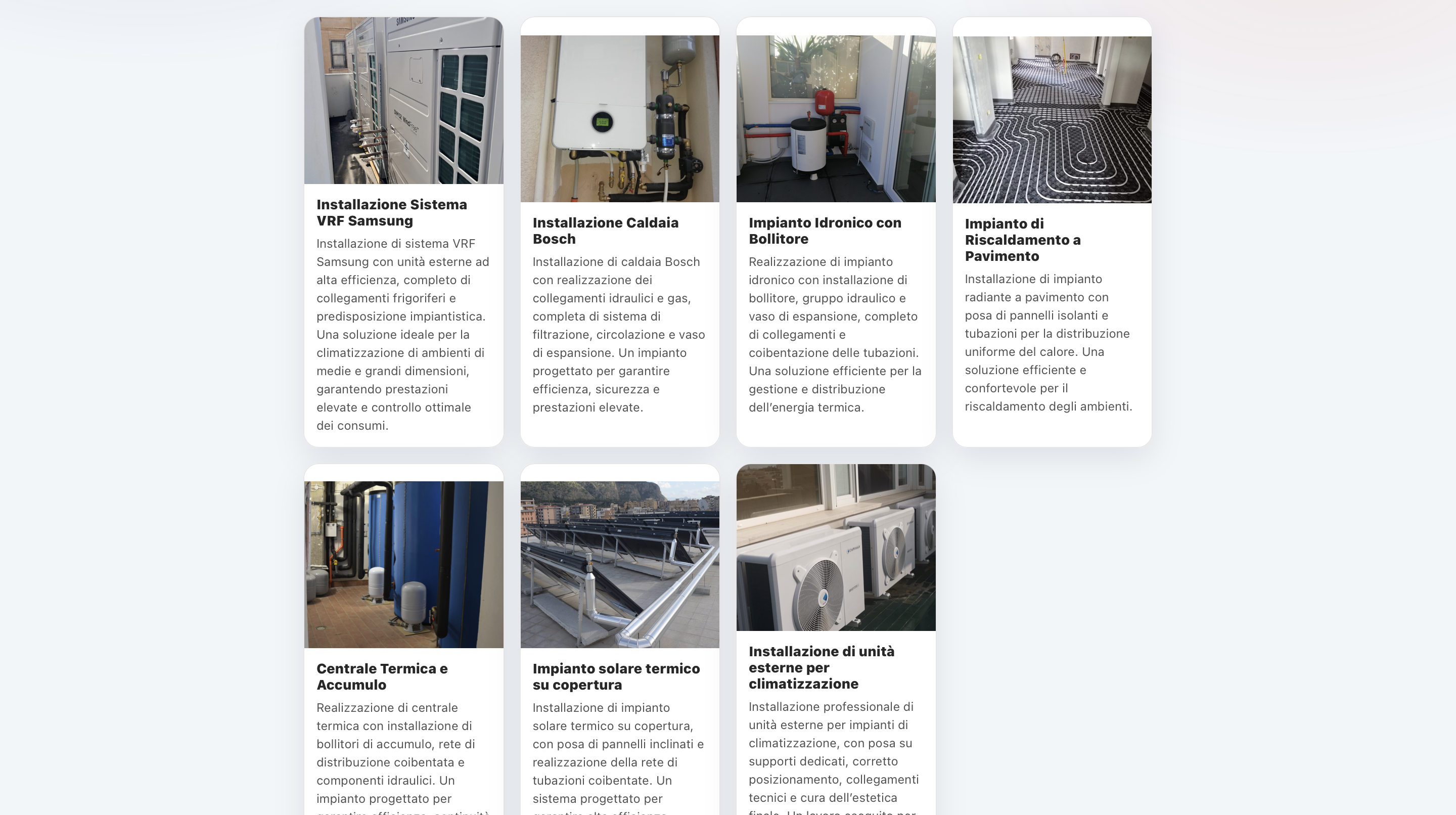 Galleria lavori CL Thermoservice
